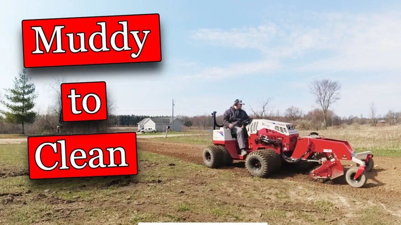 Fixing Up a Problem Driveway with Ventrac Power Rake