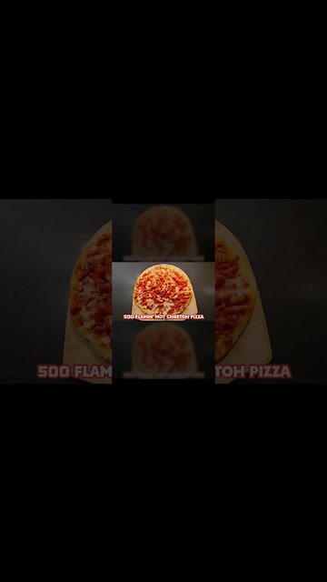 500 Flamin’ Hot Cheeto Pizza (Weirdoughs) #shorts