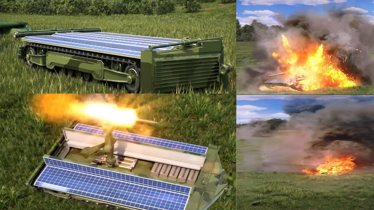 Israel and Russian Tanks | New Weapon Designed By Russian Inventor Demonstrating Of Destroying US