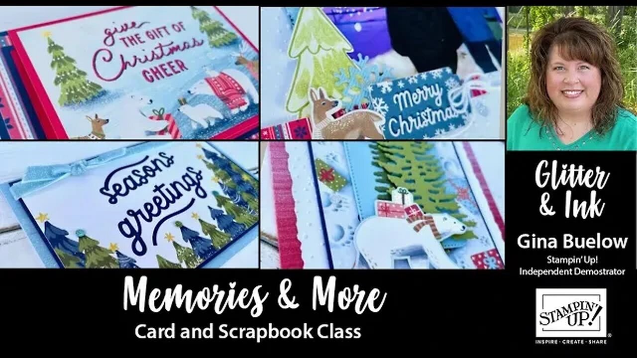 September Memories & More Beary Christmas Album & Cards with Gina