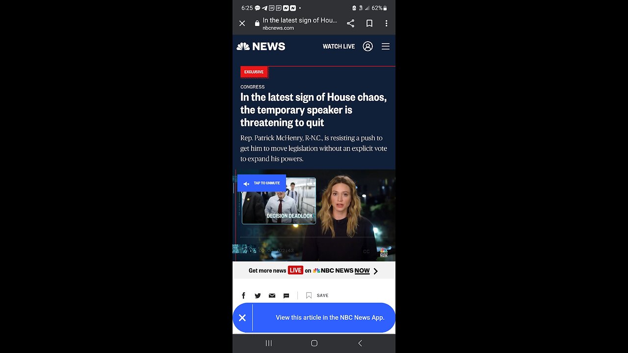 Temporary House Speaker McHenry Threatens Resignation Over