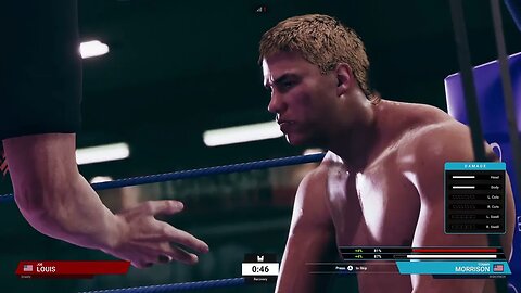 Undisputed Boxing Online Unranked Gameplay Tommy Morrison vs Joe Louis (New fighter)