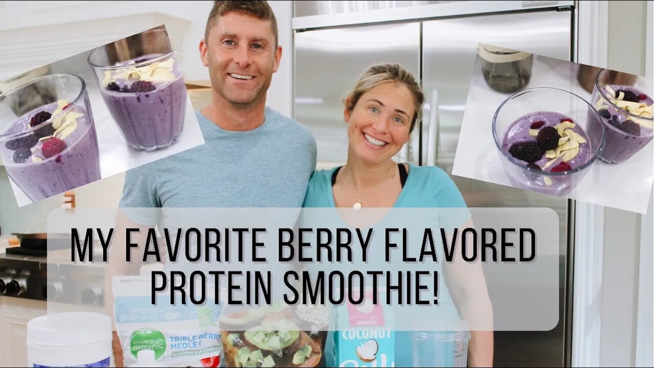 My Favorite Berry Protein Smoothie (Yum Yum!!)