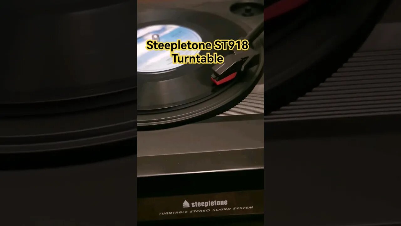 Steepletone ST918 Stereo Turntable. #record #vinyl #45rpm #single #recordplayer