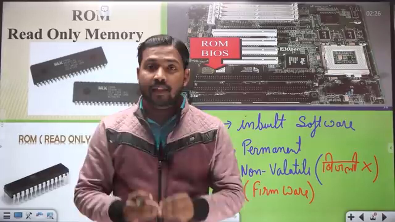 More about RAM, ROM SEMICONDUCTORS CHIP by Khan Sir