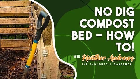 How to CREATE a Compost Bin and Instant No Dig Bed (Safe from Predators)