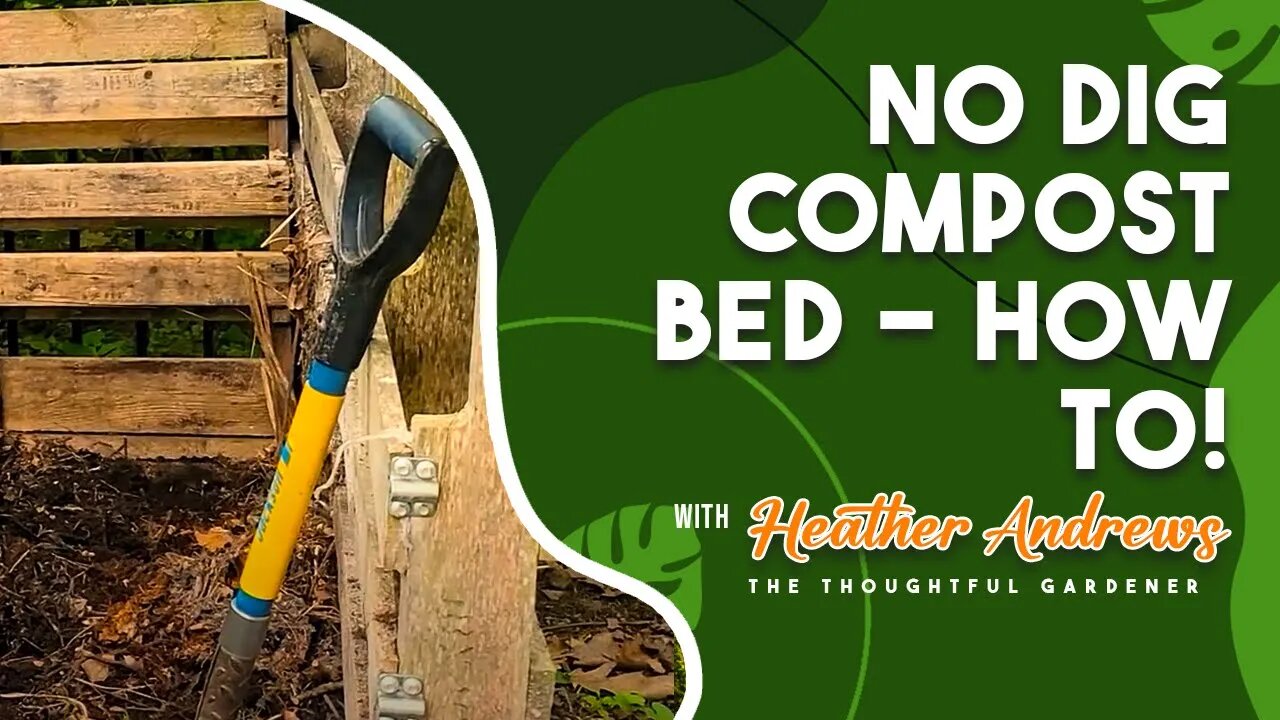 How to CREATE a Compost Bin and Instant No Dig Bed (Safe from Predators)