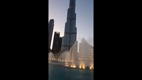 Burj Khalifa Water show, Dubai Trip