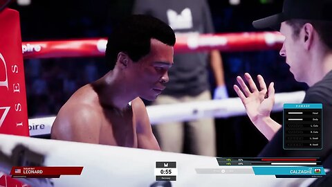 Undisputed Boxing Online Unranked Gameplay Joe Calzaghe vs Sugar Ray Leonard