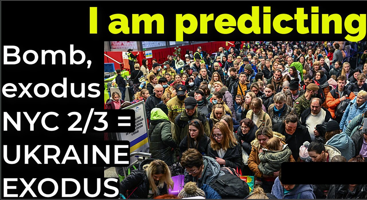 I am predicting: Bomb / evacuation in NYC on Feb 3 = EXODUS FROM UKRAINE PROPHECY