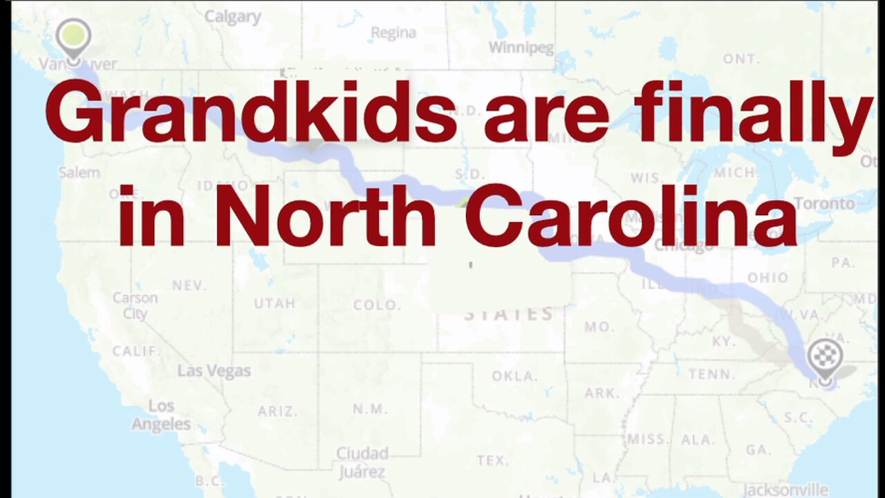 Grandkids are Finally in North Carolina