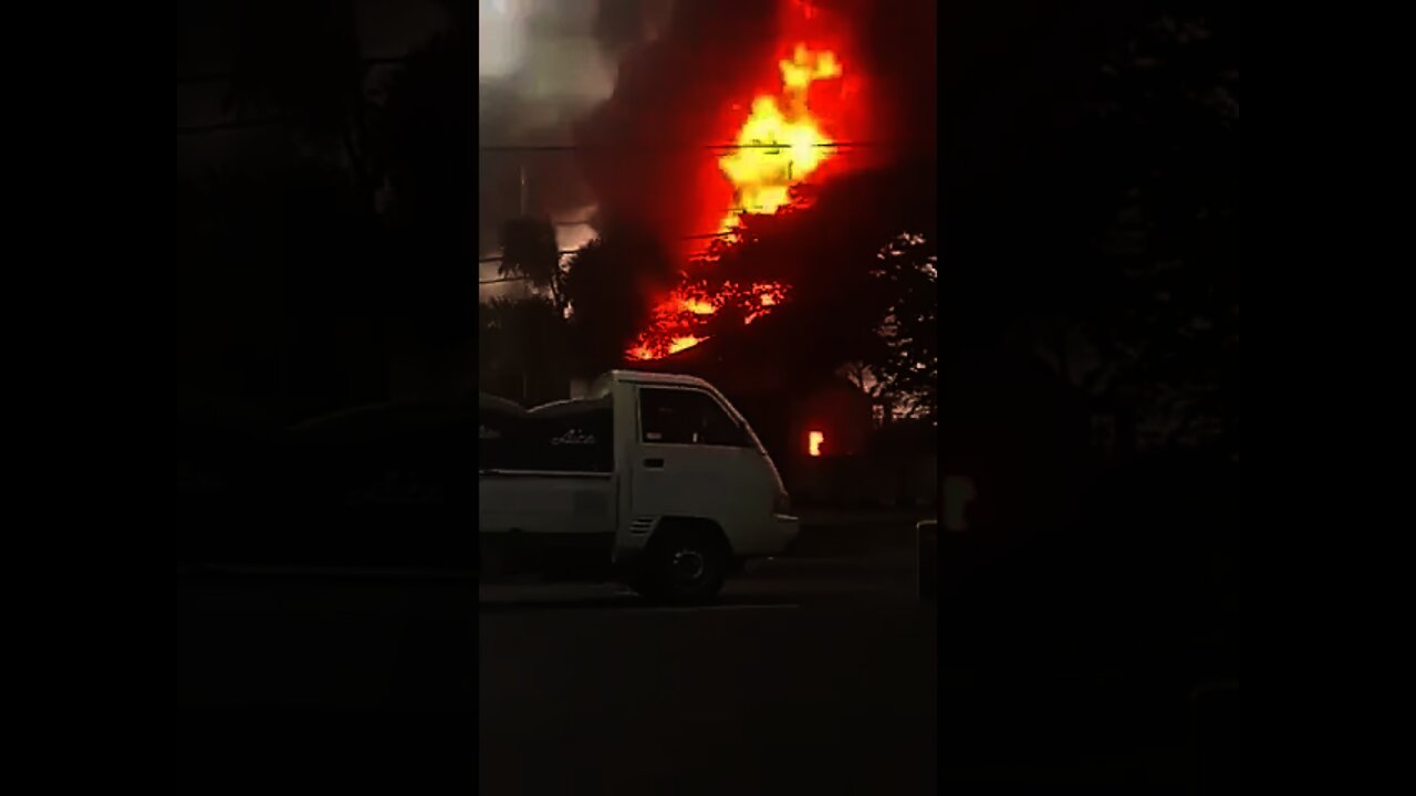 Kebakaran di daerah kiajaran indramayu