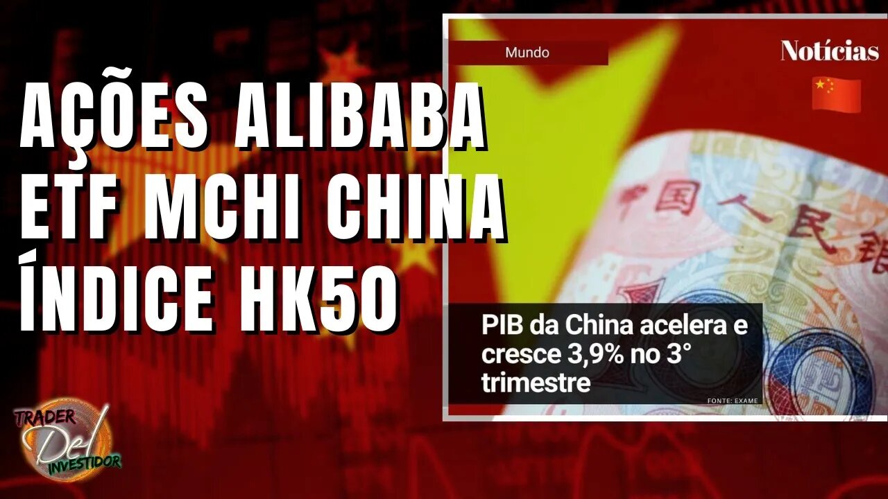 HK50 /ETF /MCHI ALIBABA QUEDA DE QUASE 10% EM 1 DIA