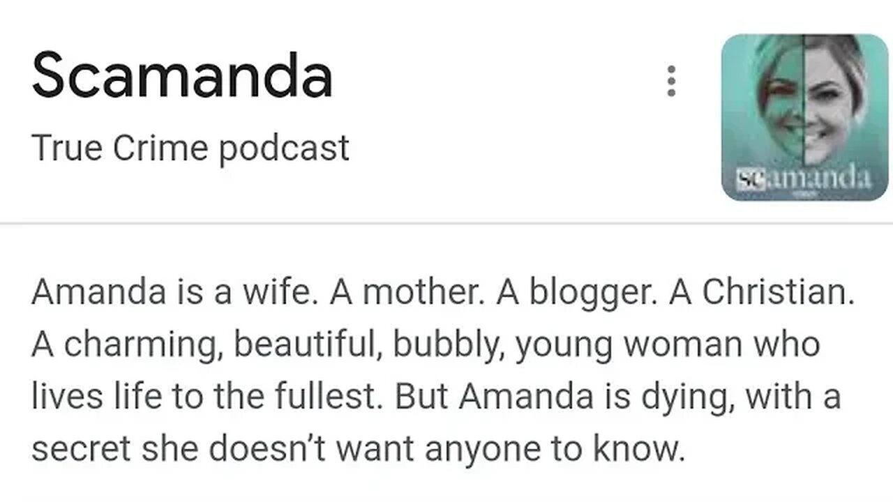 SCAMANDA TRUE CRIME PODCAST