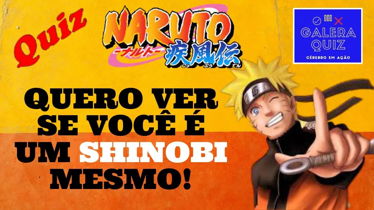 QUIZ NARUTO | VOCÊ É UM SHINOBI?