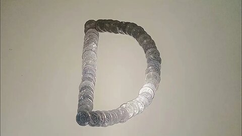 Learning Alphabet D From Money Coin