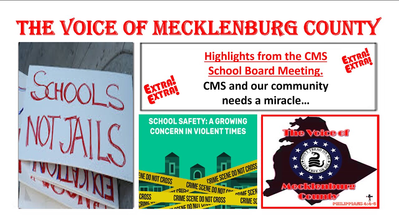 Highlights from the CMS School Board Meeting December 14, 2021