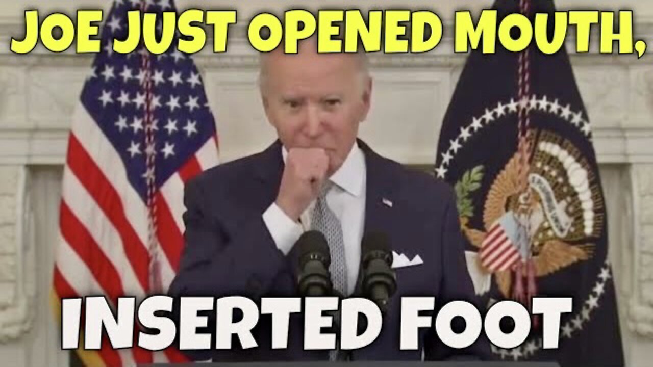 Biden WISHES He Didn’t Say This!