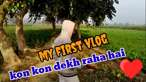 My first vlog