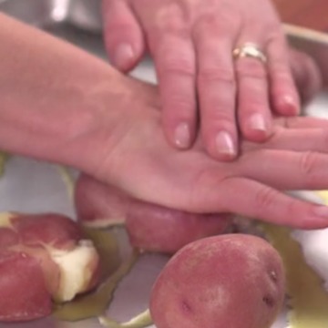 Herb Smashed Potatoes