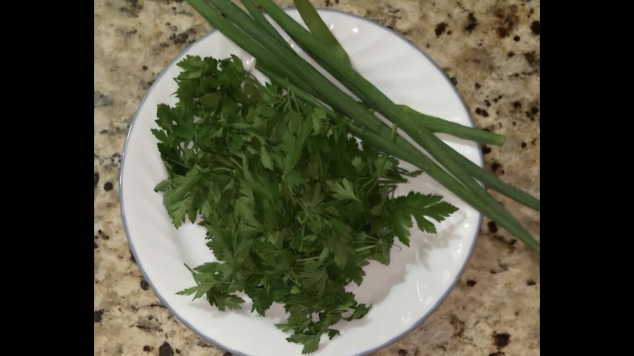 Snip herbs right onto plates and pans with this herb scissors