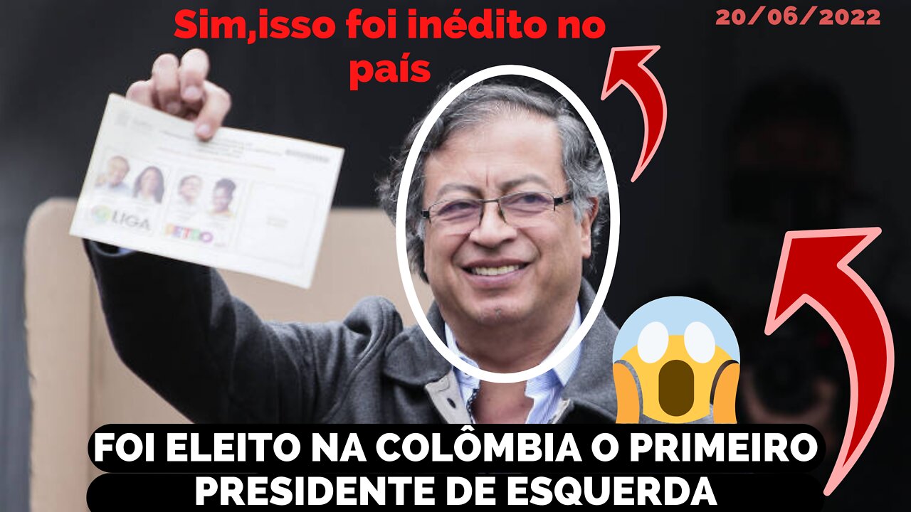 GUSTAVO PETRO, PRIMEIRO RESIDENTE DE ESQUERDA É ELEITO NA COLÔMBIA