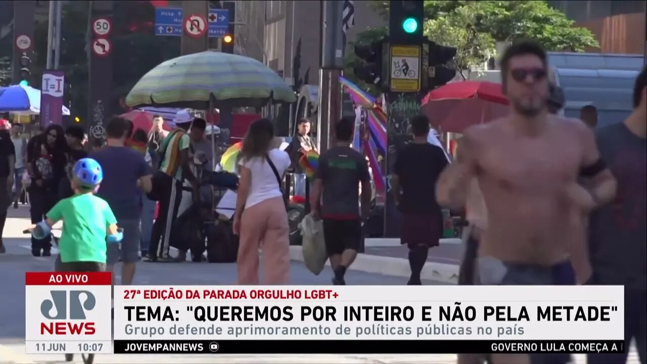 27ª Parada do Orgulho LGBTQIA+ ocorre neste domingo (11) em São Paulo
