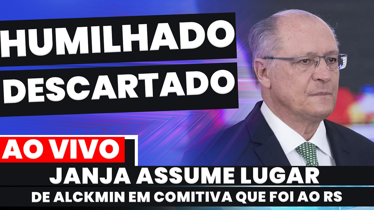 Urgente:ALKMIN DESCARTADO POR LULA - NEM PRA VICE SERVE! PF FAZ OPERAÇÃO CONTRA MILITARES