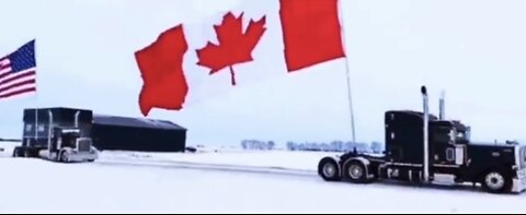 ⚫️EPIC: Massive Canadian Trucker Convoy And Protest