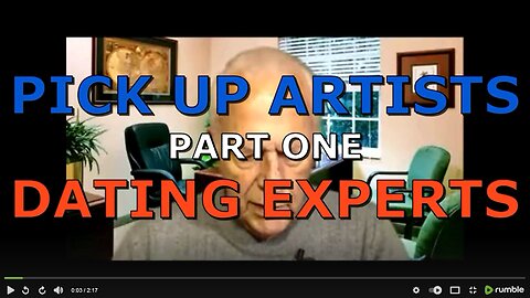 PICKUP ARTISTS ARE FRAUDS PART 1