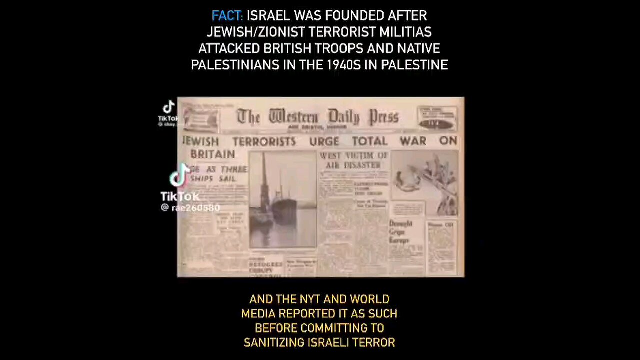 Israele è uno stato terrorista.
