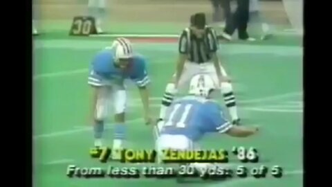 1986-11-09 Cincinnati Bengals vs Houston Oilers