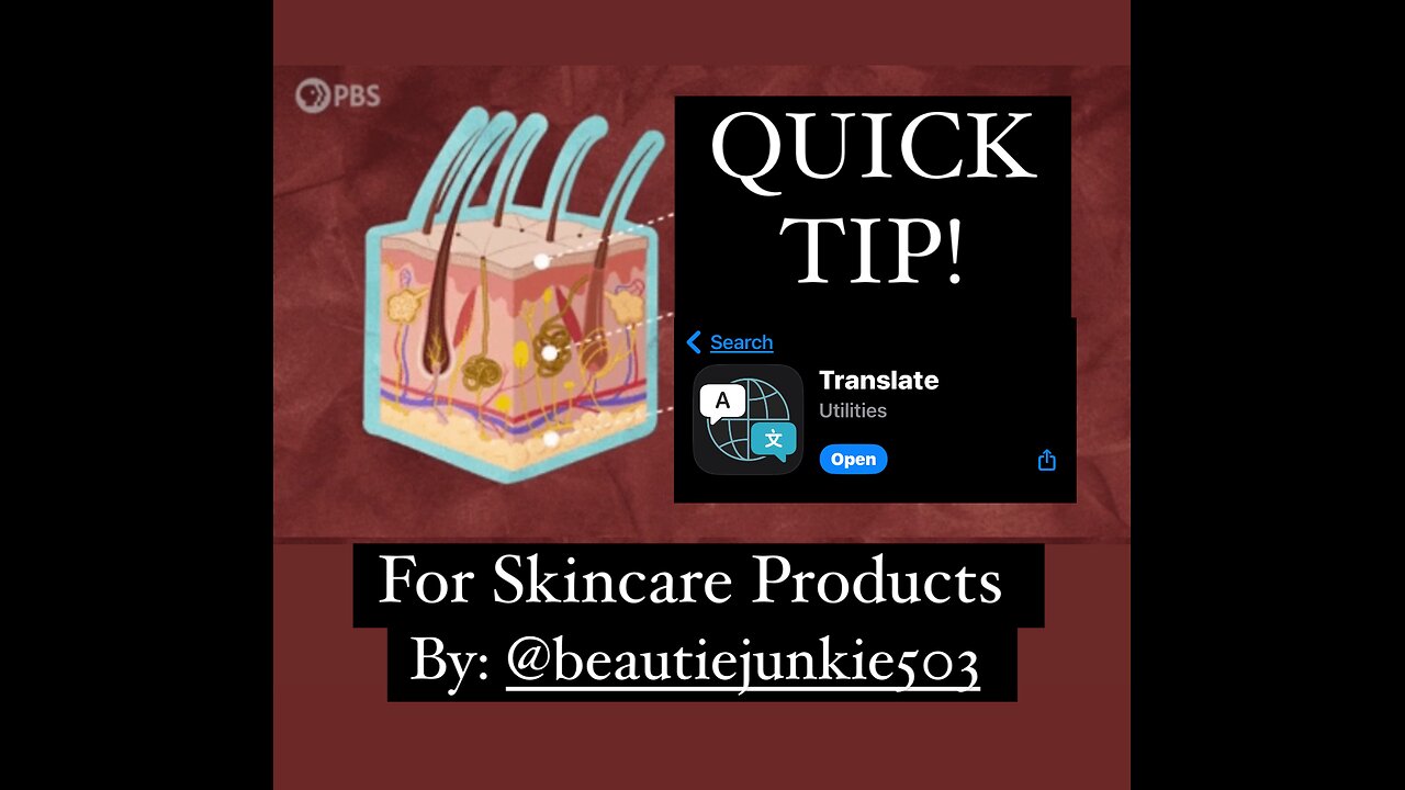 Quick Tip 🧐 On Researching Skincare Products