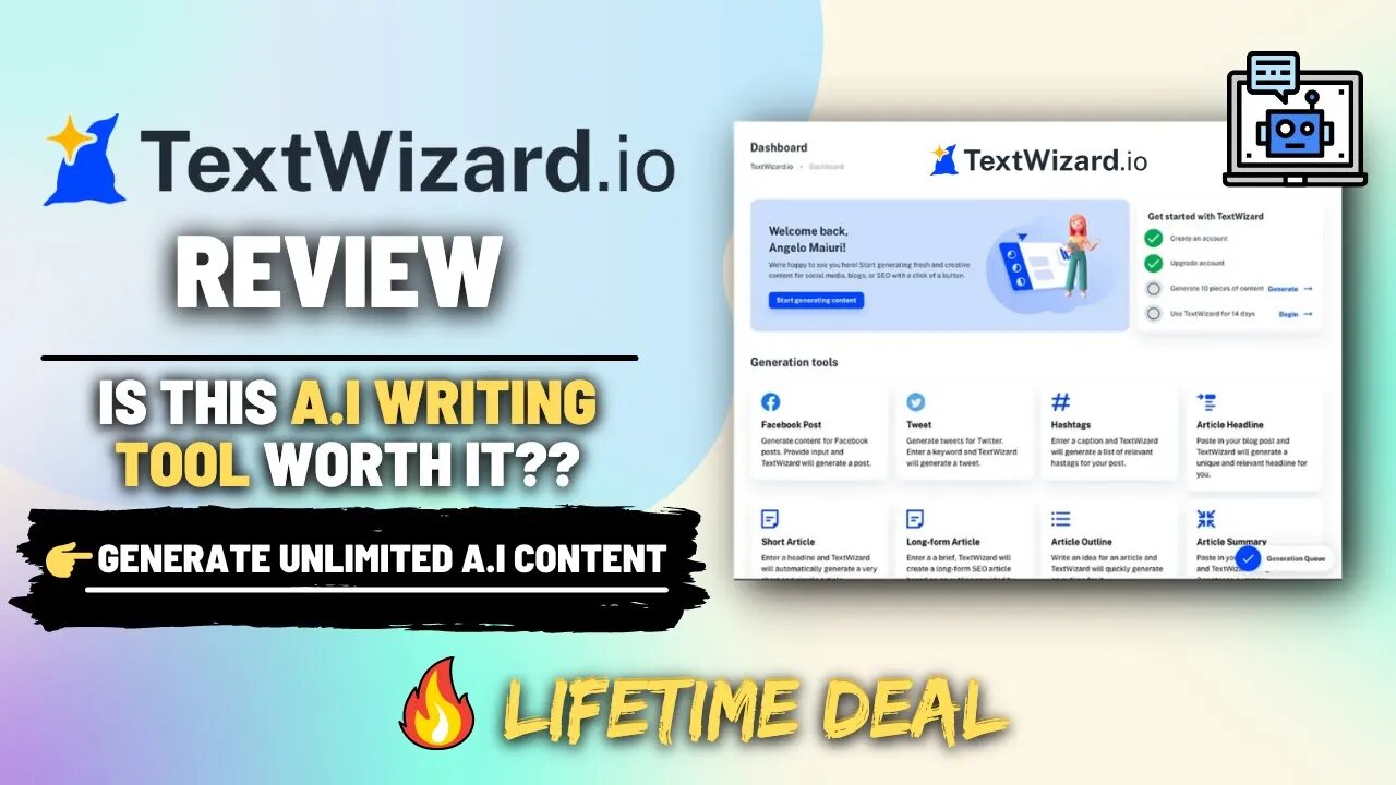 TextWizard.io Review [Lifetime Deal] | is it really any good A.I Content Writing Tool?