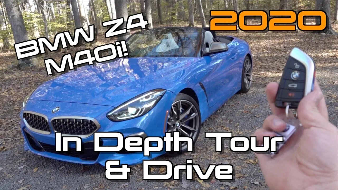 2020 BMW Z4 M40i: Start Up, Test Drive & In Depth Tour