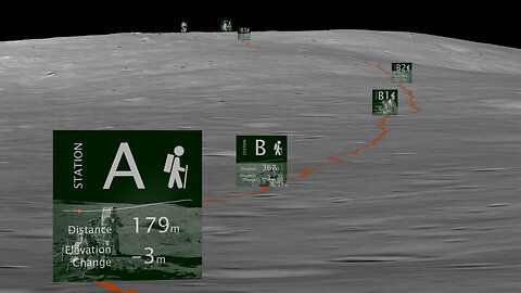 Apollo 14 Hike To Cone Crater