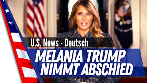First Lady Melania Trump nimmt Abschied