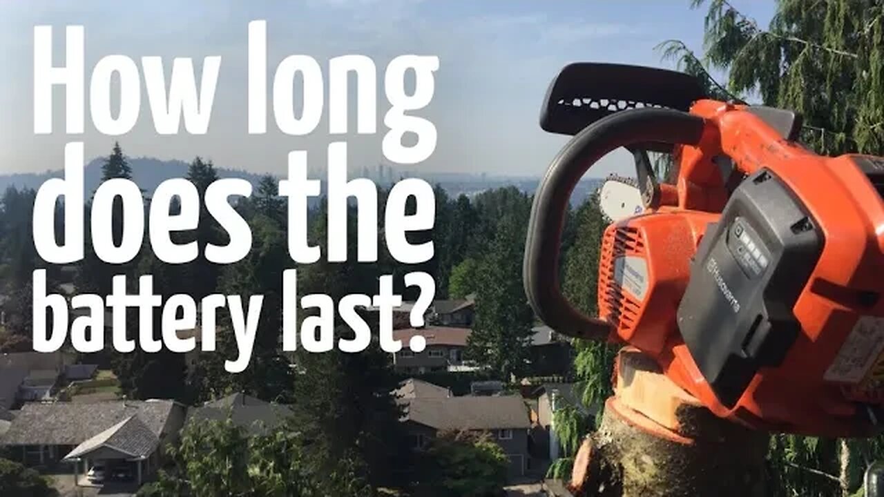 Husqvarna battery saw | How long does the battery last??