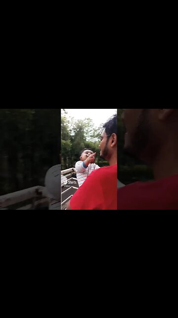 4 months old baby playing with papa #shortsvideo #shorts