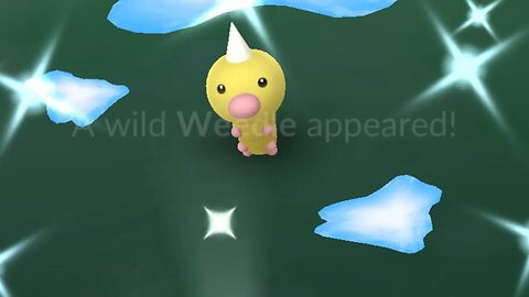 Catching Shiny Weedle