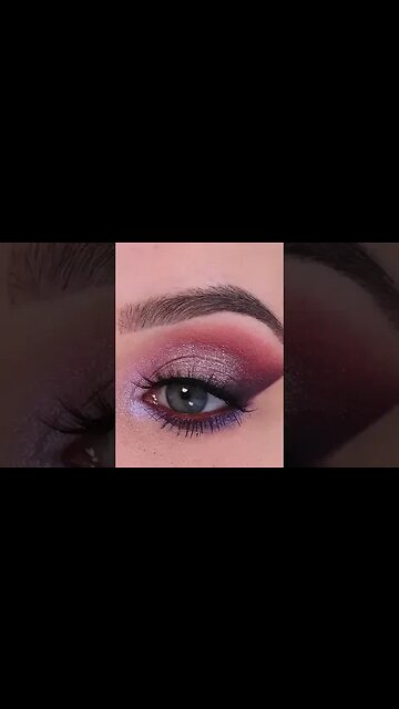 Soft Glam Eyelook using HudaBeauty Rose Quartz palette #shorts #makeup #makeuptutorial