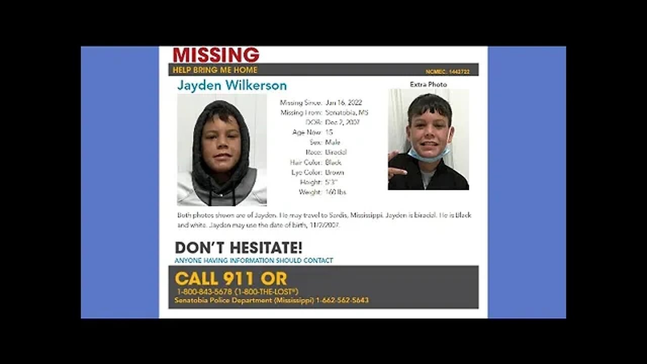 #Missing #Anniversary | Jayden Wilkerson | 01/16/22