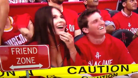 Rockets Fan Gets the WORST Rejection of the Game During Kiss Cam