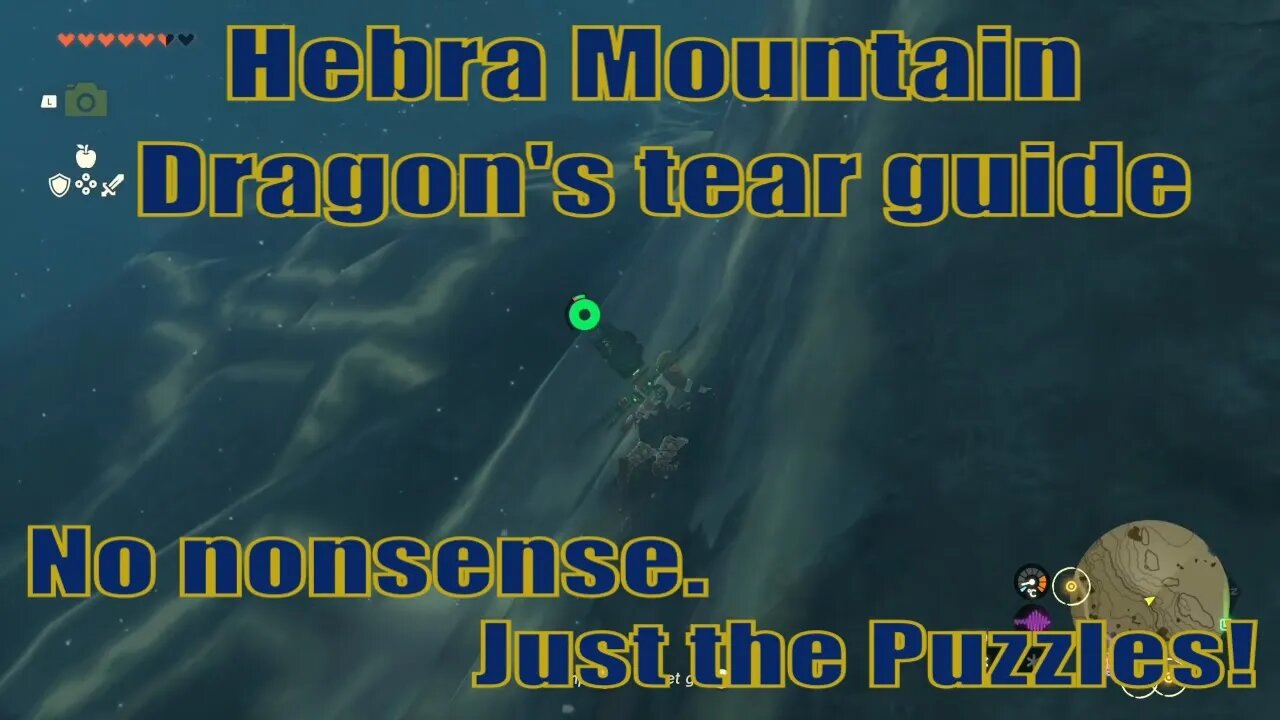 Hebra Mountain dragon's tear guide - Tabantha Hills