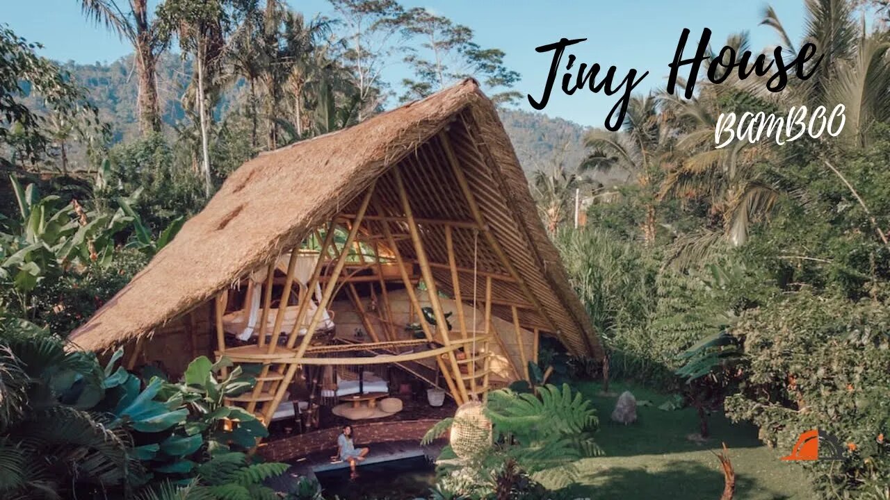Comfort and Tranquility at One with Nature - Tiny House Bamboo in Bali | Eco Bamboo Home
