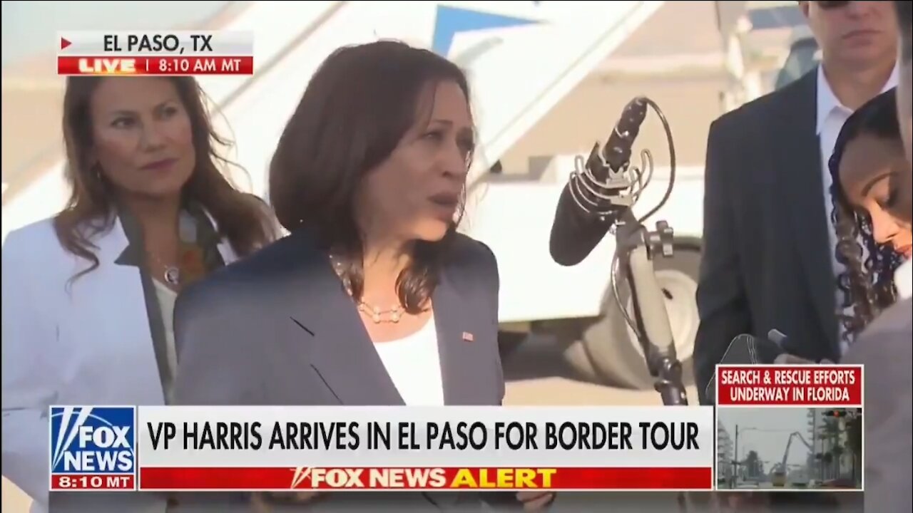 Kamala Has No Answer For Why It Took 3 Months To Visit Border