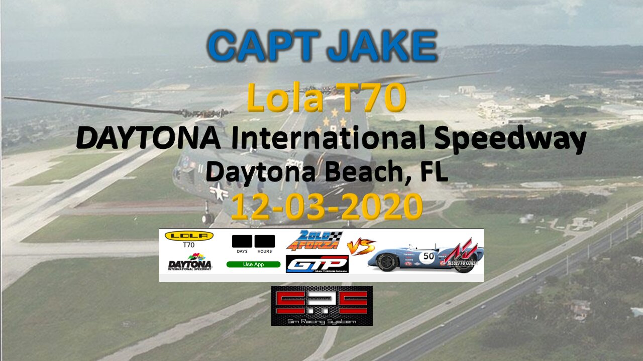 CAPT JAKE racing the Lola T70 on December 03 | Daytona Road Course | 2Old4Forza Club | GTP | SRS