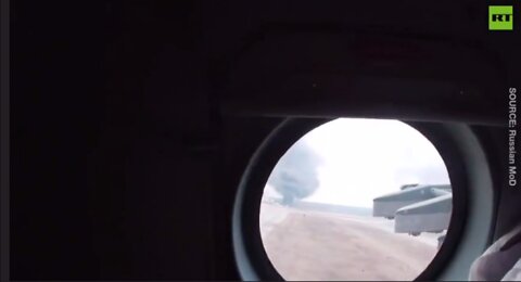 RUSSIAN MOD RELEASES FOOTAGE OF TROOPS TAKING CONTROL OF AIRFIELD ON UKRAINIAN TERRITORY C05