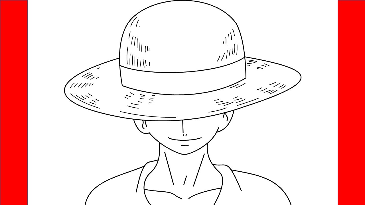 How To Draw Monkey D. Luffy From One Piece - Step By Step Drawing