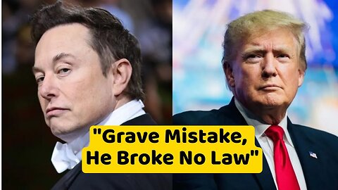 "Grave Mistake, He Broke No Law": Elon Musk On Donald Trump's Twitter Ban